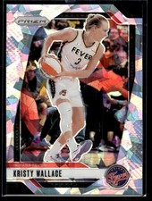 2024-25 Panini Prizm WNBA Ice Kristy Wallace Indiana Fever #133