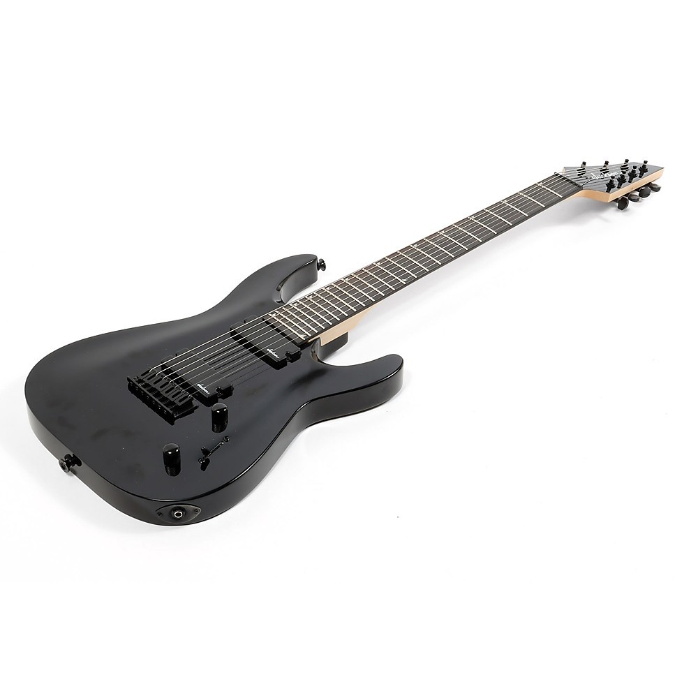 Jackson Dinky Arch Top JS22-7 DKA HT Electric Guitar Black 197881461065 OB