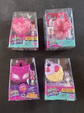 Lot of 4 Shopkins Lil  Secrets SECRET LOCKETS Teeny Shoppie
