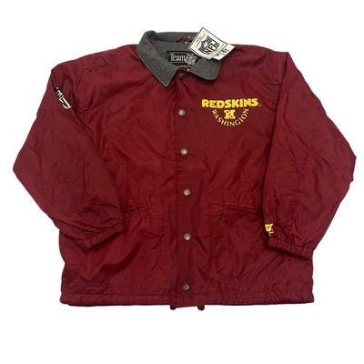 Vintage Washington Redskins NFL Coach Jacke M 90s Campri Teamline Deadstock
