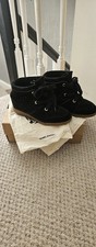 isabel marant bobby wedge trainers, black, size 5