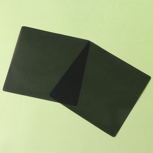 2 Pcs PVC Square Computer Mesh Cover for Chassis Fan (14x14cm) - Afbeelding 12 van 12