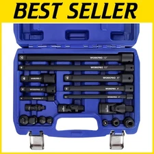 Versatile 18-Piece Socket Extension and Adapter Set for Professional Performance