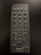 Sony RM-SMG1 System Audio Remote Control