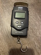 Dr. Meter ES-PS01 Black Backlit LCD Display Digital Hanging Fishing Scale