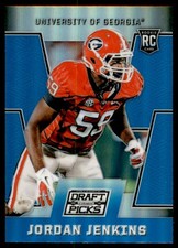 2016 Panini Prizm Draft Picks Prizms Blue #184 Jordan Jenkins - FB