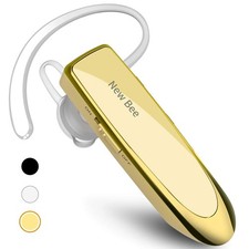 Bluetooth Earpiece V5.0 Wireless Handsfree Headset with Microphone 24 Hrs Dri...