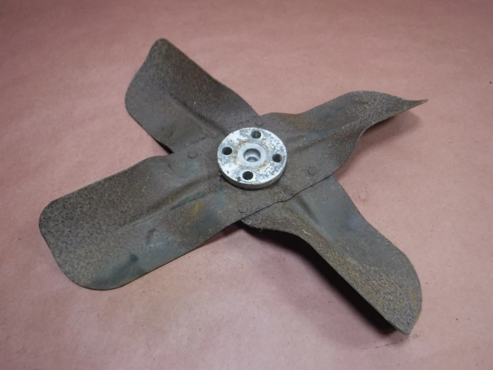 Ventilador de refrigeración Jeep Cj5 Cj7 4.2 6 cil 258 4 aspas con espaciador de fábrica OEM envío gratuito Foto 4 de 4