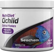 Nutridiet Cichlid Flakes Hormone Free Color Enhancing Fish Food With Garlicguard