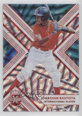2018 Panini Elite Extra Edition Aspirations Red /150 Jonathan Bautista #178 hg6