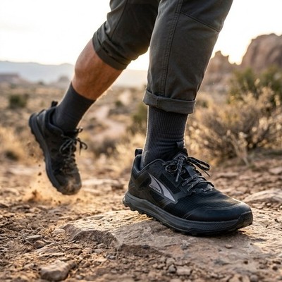 Altra Lone Peak 8 Men s 13 Trail Running Shoes Black AL0A85NC020 Zero Drop Wide