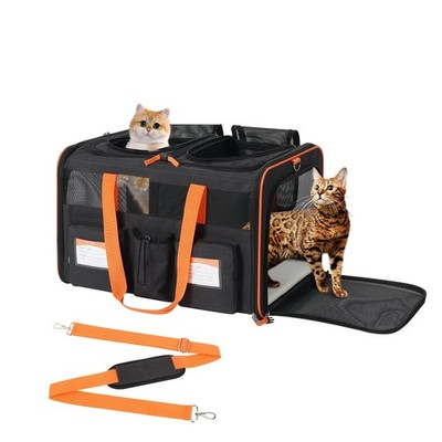 22''(L) x 16''(W) x 14''(H) Large Double pet Carrier for Small