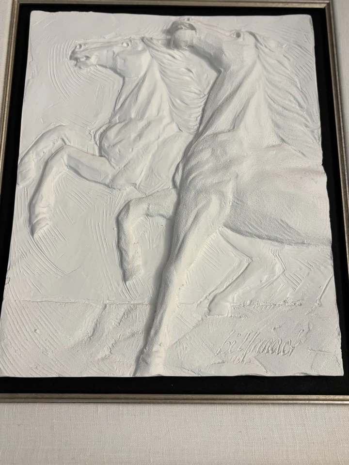Bill Mack “Competición” 41/195 Edición Limitada Bajorrelieve Escultura Ecuestre Foto 2 de 4