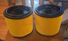 Replacement for Vacmaster Filter 5 to 20 Gallon, Hart Shop Vac 2 PACK, Yellow