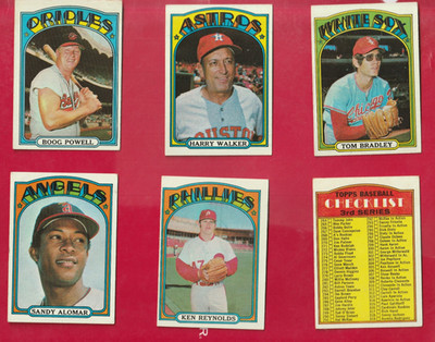 1972 Topps baseball 200-399 EX to Ex MT  to NRMT Complete Your set F26