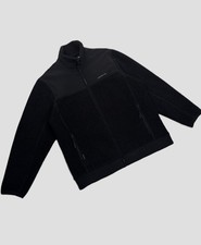 Kapten & Son Derry Fleece Jacket Unisex Size M Black Excellent Condition