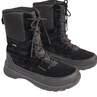 Icebug Torne M BUGrip GTX Boots Mens 11 Black Waterproof Gore-Tex Studded Winter