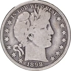 1898-O 50c Barber Half Dollar ~ VG