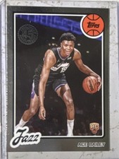 Topps Ace Bailey Utah Jazz 2025-26 Rookie 1980-81 Insert 80BK-54 Card