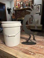 Iron Kokopelli 2 Feet Tall Thick Steel Native American Southwest Decor