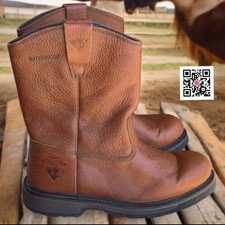 Herman Survivors Leather Boots Size 10.50 NWOB Brown Oil Slip Resistant Work