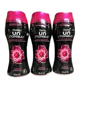 3 Pack Downy Unstopables Shimmer In Wash Scent Booster 5.7 Oz Each DENTED
