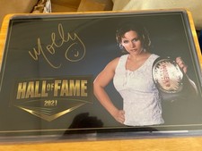 AUTOGRAPHED MOLLY HOLLY WWE HALL OF FAME 11 X 17 POSTER Signed Wrestling Diva
