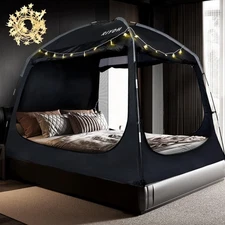 Bed Tent Canopy Breathable Indoor Sleeping Dream Tents Light Reduction Twin Full
