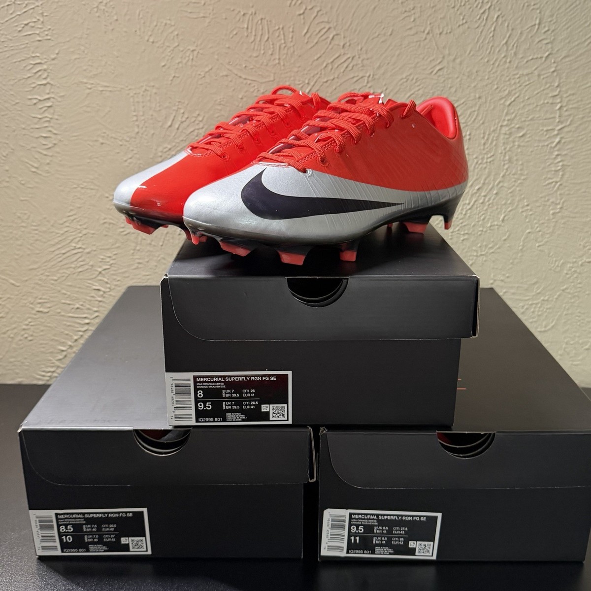 Nike Mercurial Superfly CR7 RGN SE FG Firm Ground Soccer Cleats | eBay