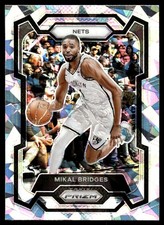 Mikal Bridges 2023-24 Panini Prizm #46 Nets Insert ? SEE SCAN! FREE SHIP