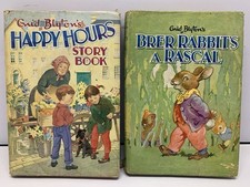 Enid Blyton's Brer Rabits A Rascal & Happy Hours Story Book Hardback 1964/5