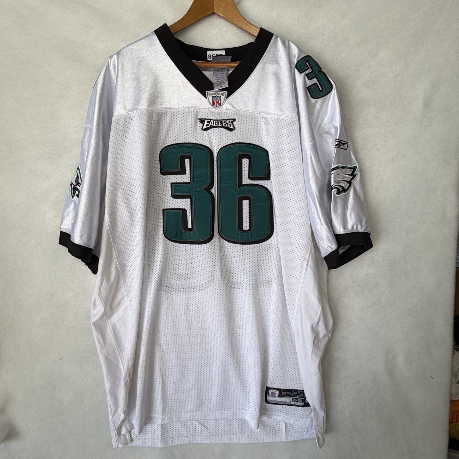Reebok Authentic Philadelphia Eagles Brian Westbrook Stitched Jersey Size 56