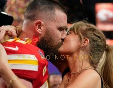 TAYLOR SWIFT Photo Kissing Engagement to Travis Kelce Larger 8,5 x 11" Image