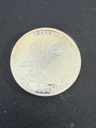 1984 Liberty American Double Eagle .999 Fine Silver Round One Ounce 1 oz