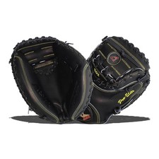 All-Star Pro-Elite Professional Baseball Catching Mitt Solid Black 34