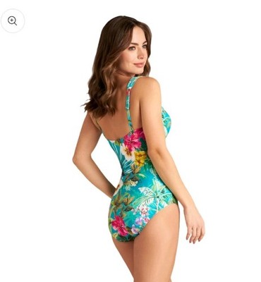 NWT Jantzen One Piece Swimsuit Tropical Size 16