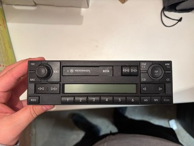Original VW Beta Autoradio   Kassetten-Radio   Golf 4 / Passat / Polo