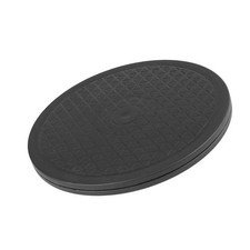 1Pcs Rotatable Manual Sculpture Display Turntable with Rubber Base in Black