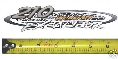 Wellcraft 210 Excalibur Boat Decal Sticker Gift 2002 2003