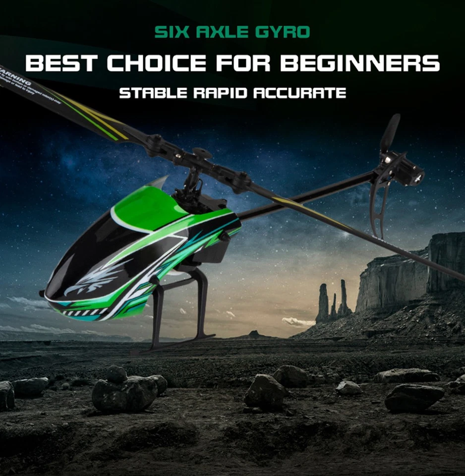 9IMOD F03 4CH 2.4Ghz RTF RC Helicopter Toys with 6-Axis Gyro for Kids Adults - Image 4 of 4