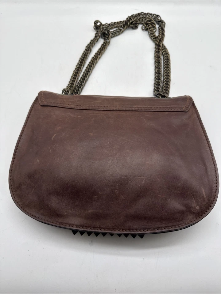 Bolso Bandolera Madewell Cuero Marrón Kilted Saddle Foto 3 de 4