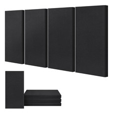 4 Pack 2" Thick Acoustic Panels - Sound Absorbing Wall Panels for Home  Studio