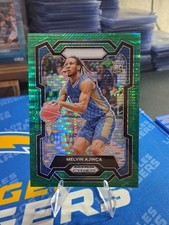 2024-25 Panini Prizm Draft Picks - Melvin Ajinca #48 Green Pulsar Prizm /25 (RC)