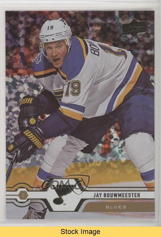 2019-20 Upper Deck Speckled Rainbow Foil Jay Bouwmeester #372 READ p0r