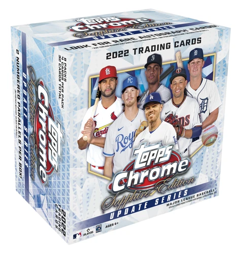 2022 Topps Chrome Update Series Sapphire Edition Baseball Trading Cards Box