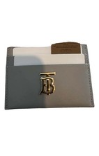 Burberry monogram motif leather card holder