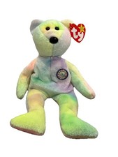 TY Beanie Baby - BB BIRTHDAY Bear (8.5 inch) - MWMTs Stuffed Animal Toy