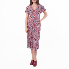 Polo Ralph Lauren Floral-Printed Silk Dress, Size 4