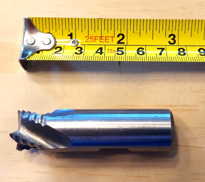 Niagara 71244 3/4'' HSCO 4 Flute Wave Roughing End Mill Used  LD 4.275  D3 USA