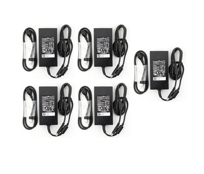 5pcs Genuine Dell 180W AC Adapter Charger W/ 7.4 mm for Alienware M14x M15 R2